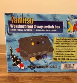 Yamitsu Weatherproof 3 Way Switch